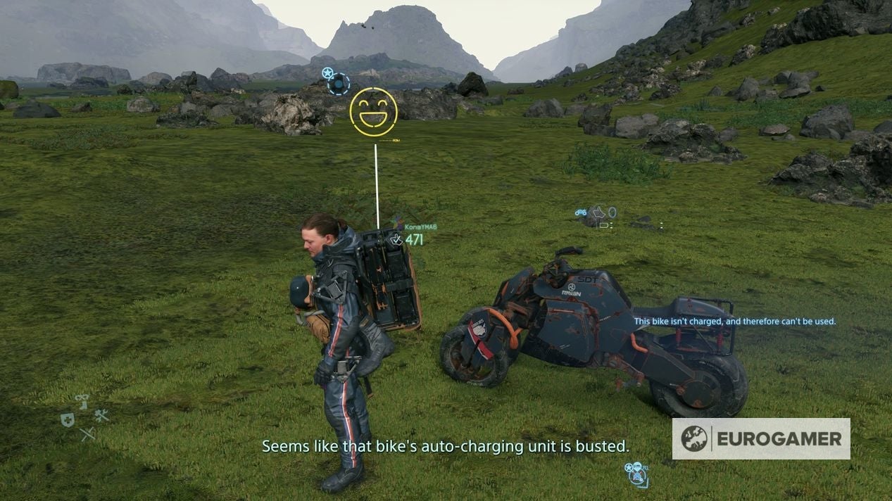 Death Stranding bikes and vehicles explained How to charge the bike